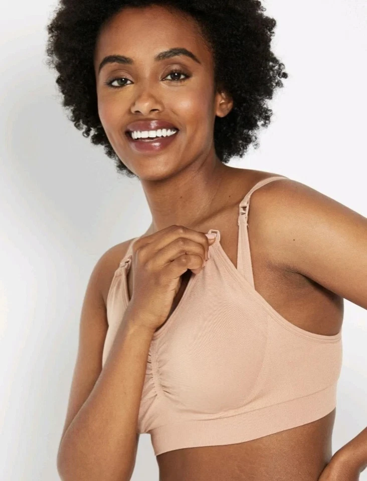 NOVO Sutiã Maternidade Maternidade Cobertura Sem Costura Completa Enfermagem Maternidade M - Imagem 2 de 4