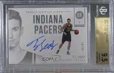 2017 Encased Rookie Scripted Signatures 18/99 TJ Leaf BGS 9.5 GEM MINT Auto h3a