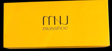 Musshoe EMPTY Shoe Box Orange Black White Womens Size 10 Gift Box and Shoe Bag