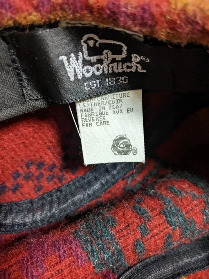 Woolrich Hombres Gorra Sombrero De Colección 90' Lana Rica Hecho en Estados Unidos Juego de 2 Piezas Limitado Foto 2 de 3