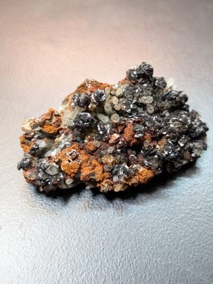 Geothite After Siderite Green Quartz El Potosi Mine, Santa Eulalia Chihuahua MX