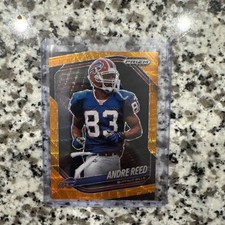 2025 Panini Prizm Black Andre Reed Orange Wave Prizm /60 Bills