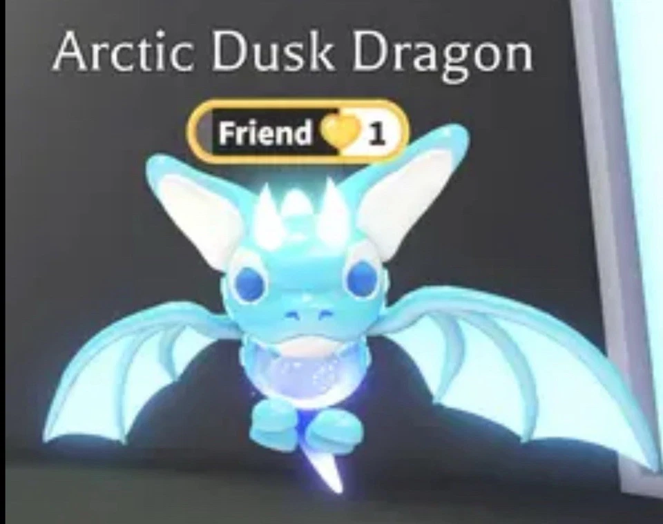 Neon Arctic Dusk Dragon Adopt Me Roblox - CHEAPEST ON EBAY