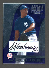 2003 Donruss Signature Series JOSE CONTRERAS AUTO New York Yankees (2)