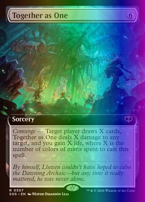 MTG Magic the Gathering Together as One (307/444) Secrets of Strixhaven NM FOIL