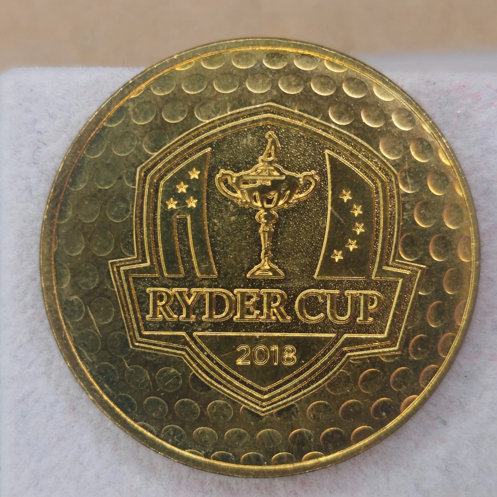 Ryder Cup 2018 Golf - Médaille Souvenir Monnaie de Paris