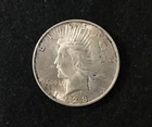 1923 Liberty Head "PEACE" US 90% Silver Dollar