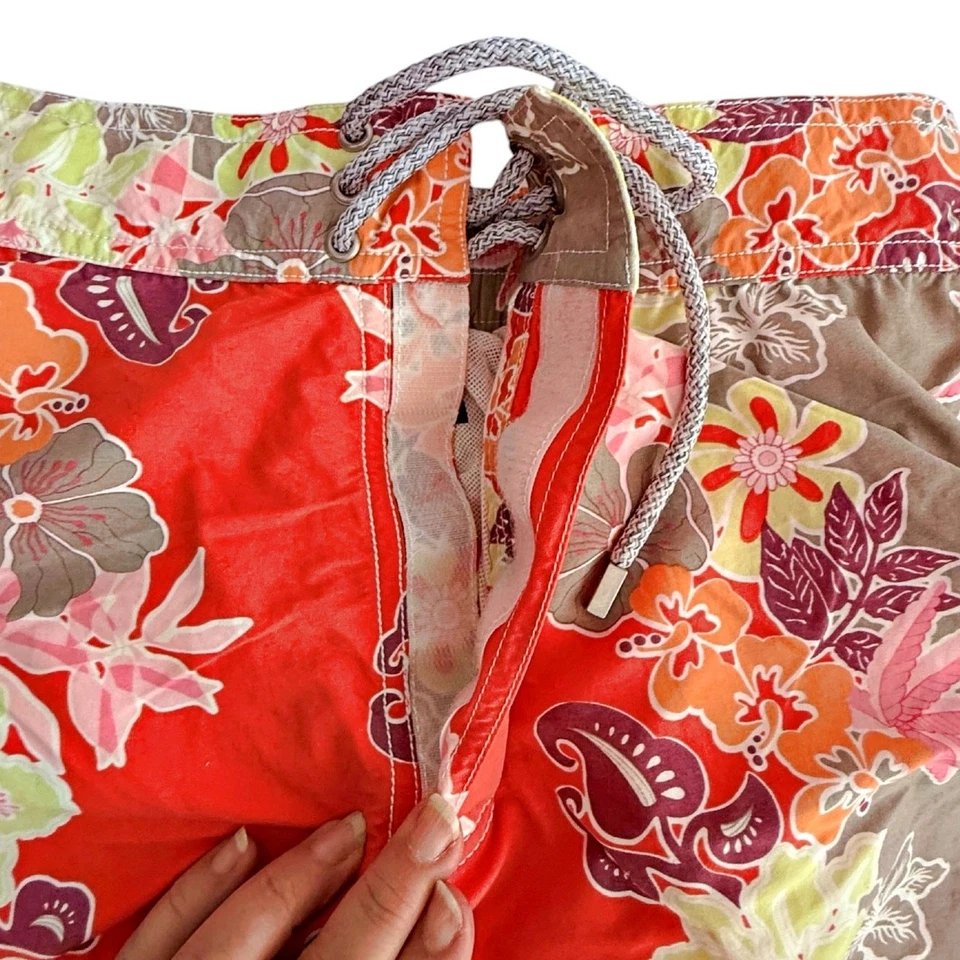 Pantalones Cortos de Natación Vilebrequin Para Hombres de Secado Rápido Floral Paisley Diseñador Surf GRANDES Foto 3 de 4