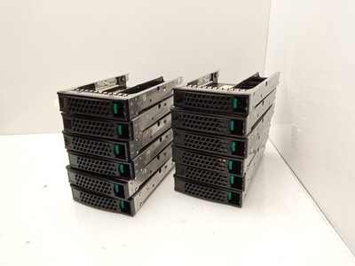 12x Intel 3,5'' bis 2,5'' SAS SATA Server Festplatte Caddy mit Schrauben H17931-005