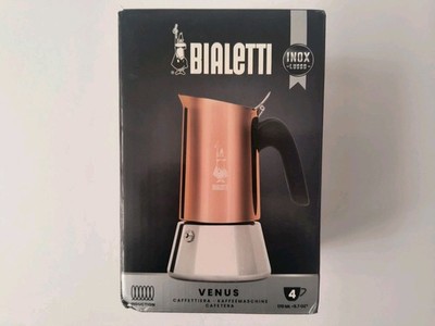 Bialetti - New Venus Induction, Stovetop Coffee Maker18/10 Steel, 4 Cup SEE DESC