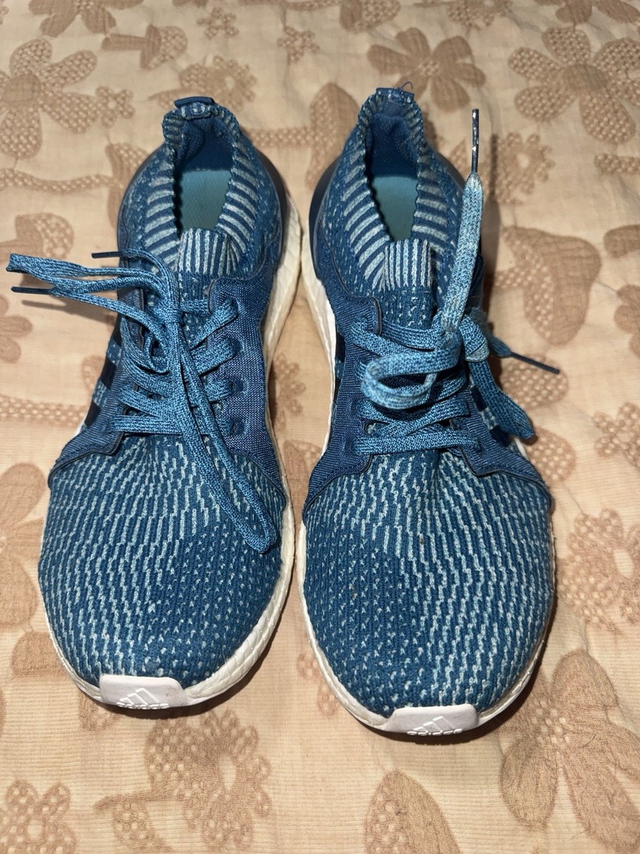 Adidas UltraBoost Parley Sneakers Mens 11.5 Blue Knit Running Athletic Amazon.com | adidas Men main image 3