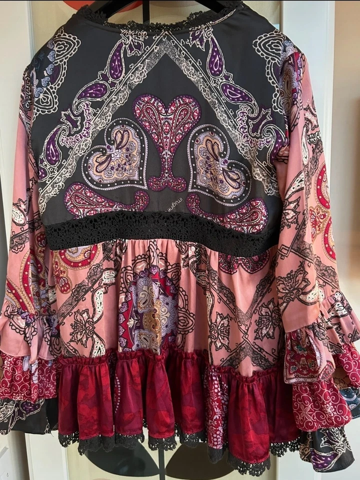 Odd Molly Blouse 100% Silk, Size 0 (Fit Uk 8-10) - Image 4 of 4