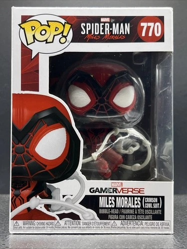 Funko Pop! Vinyl: Marvel - Miles Morales (Crimson Cowl Suit) #770