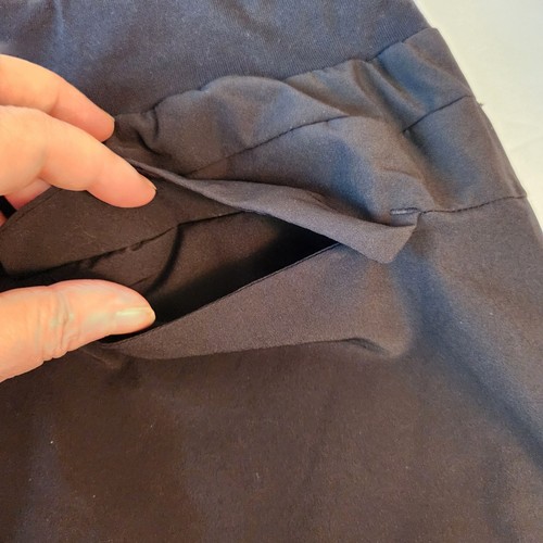 Quince Womens Skort Size Large Black Performance Tech Athletic Skirt Zip Pockets - Picture 16 of 20