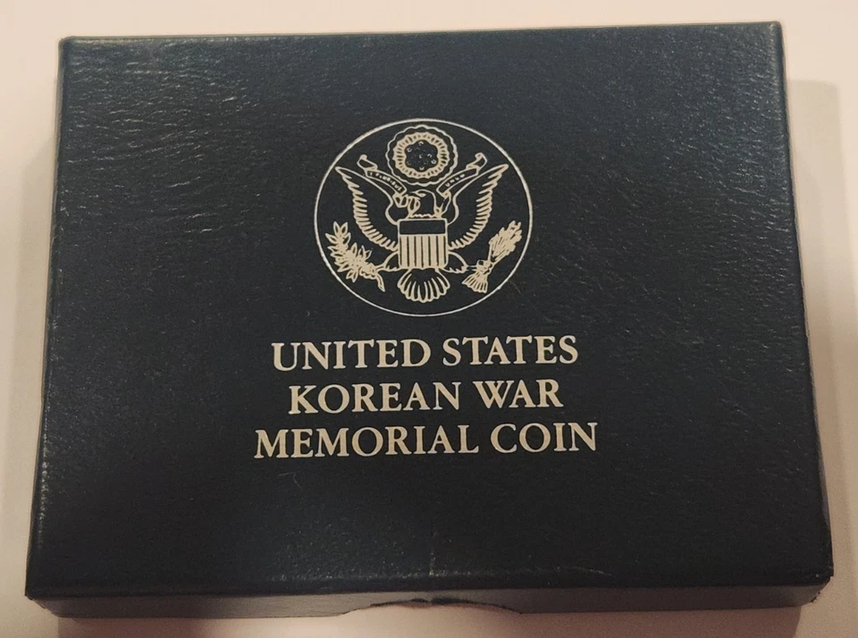 1991 Korean War Memorial Coin UNC Silver Dollar Original Capsule Box COA  No Res - Image 4 of 4