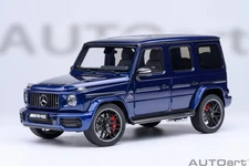 1/18 Mercedes-Benz AMG G63 Brilliant Blue 2019 Model Car By AUTOart 76359