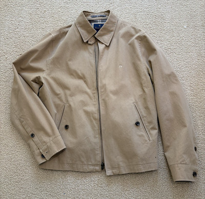 Brooks Brothers Jacket Harrington Bomber Tan Men's Large