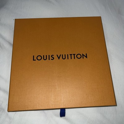 Louis Vuitton leere Geschenkbox mit Schieber offen, 26,5x26,5x3 cm