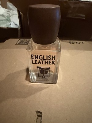 English Leather After Shave 3.4 oz Splash MEM Embossed Bottle NWOB READ