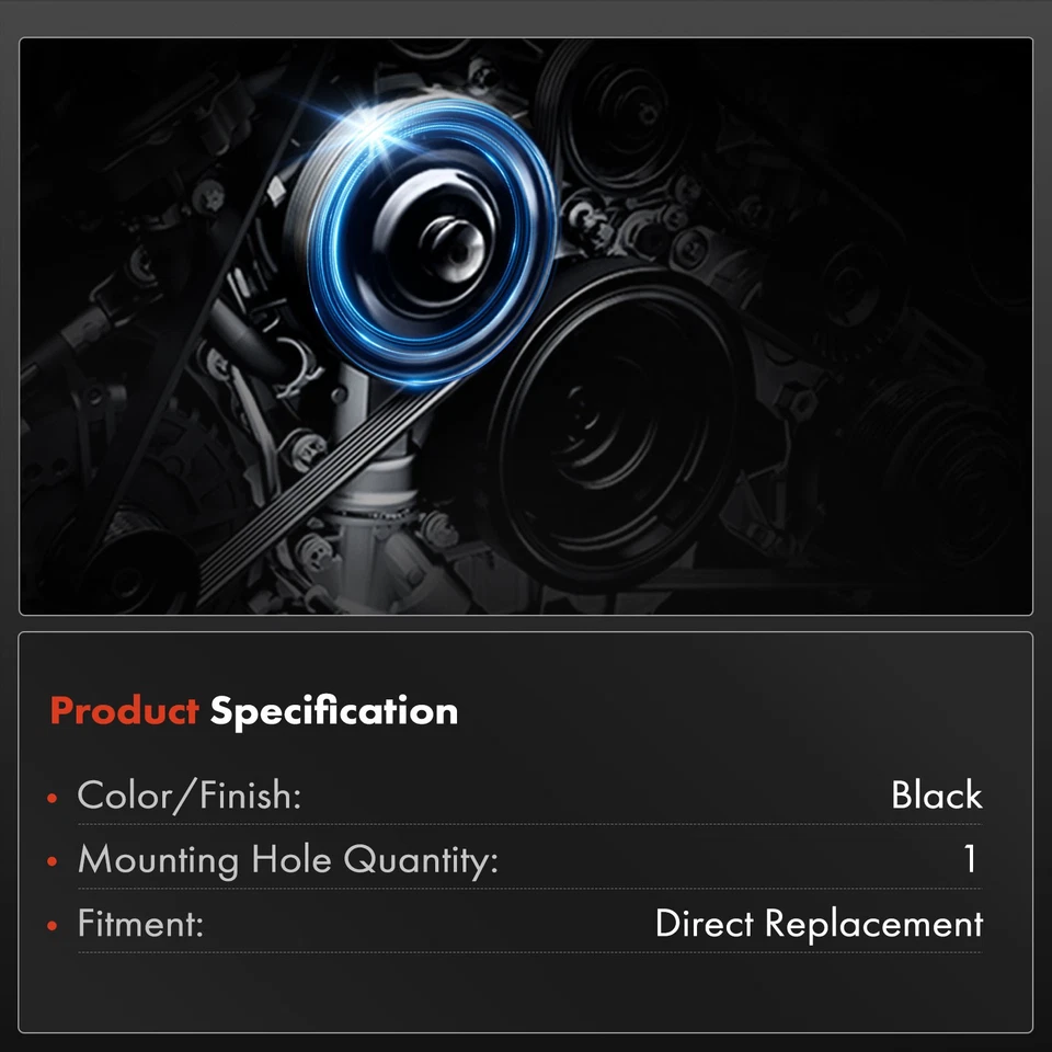 Crankshaft Pulley forNissan TITAN XD Armada NV2500 NV3500 INFINITI QX80 V8 5.6L - Image 4 of 4