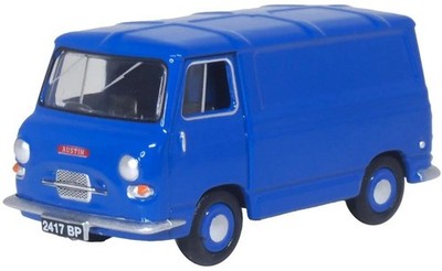 Austin-Morris J4 Van Blue 1:76 Scale Oxford Diecast 76J4007