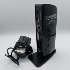 Plugable UD 3900 Docking Station USB 3.0 Rev B2 Universal Dual Monitor Display