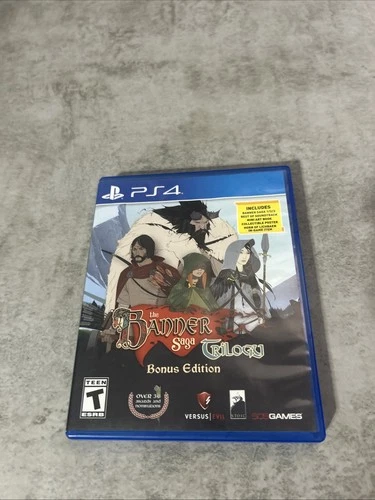The Banner Saga Trilogy Bonus Edition Sony PlayStation 4 CIB Complete Tested