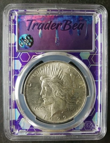 1922 $1 Peace Silver Dollar PCGS MS62