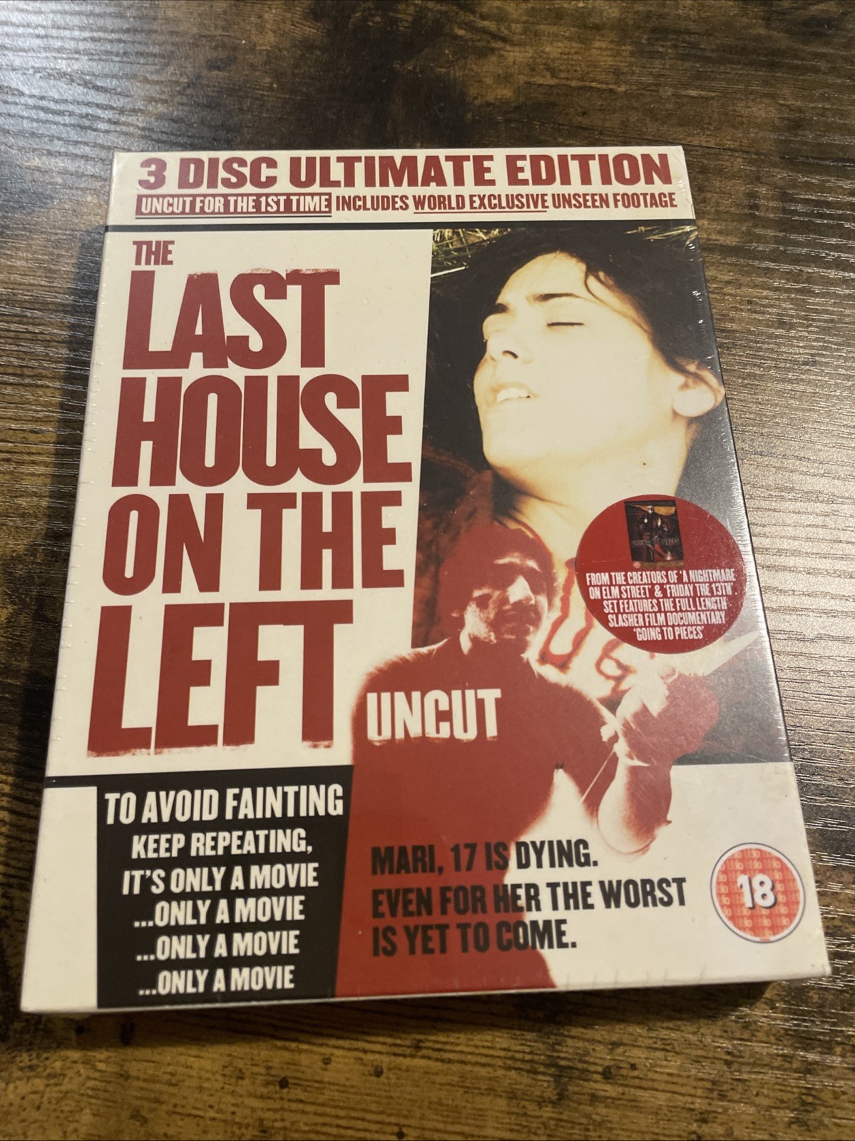 Last House On The Left, 3 Disc DVD Brand New UK Release Genuine Region 2 SEALED