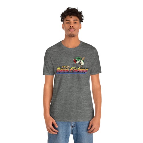 T-shirt manches courtes unisexe logo rétro Sega Bass Fishing Dreamcast années 2000 - Photo 26/109