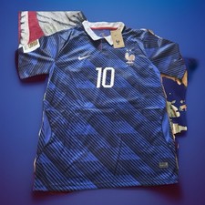 Nike France Mbappe 10 Soccer Home Jersey Blue FIFA World Cup 2026