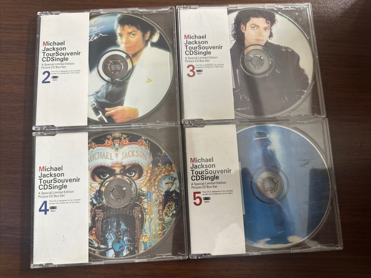 MICHAEL JACKSON CDs Tour Souvenir CDSingle Box Set Limited Japan 2