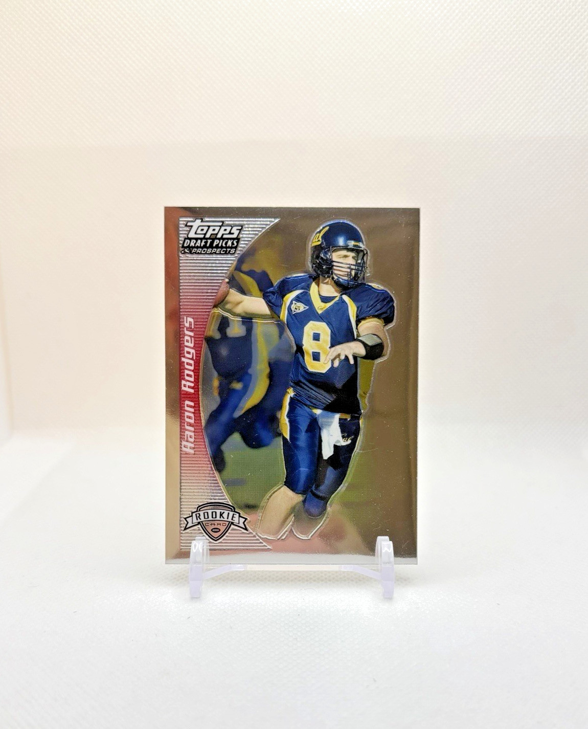 AARON RODGERS RC CHROME — 2005 Topps Draft Picks & Prospects #152 Green Bay HOF