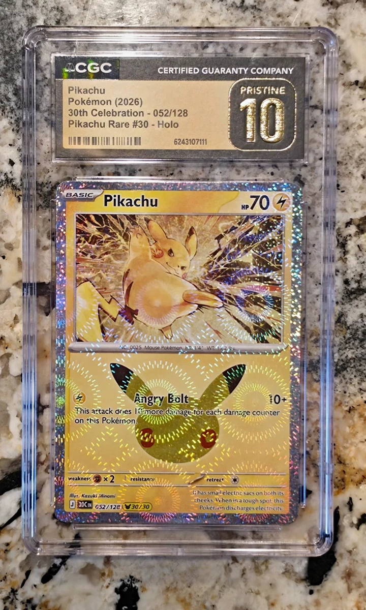 25+ Pikachu Pokémon TCG Grade 10 Rare Individual Collectible Card
