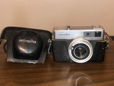 Vintage Minolta Autopak 700 Rangefinder Camera Rokkor 38mm f/2.8 Lens w/ Case