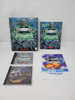 X-COM APOCALYPSE PC CD-ROM 1997 Big Box Tested Free US Ship See Store