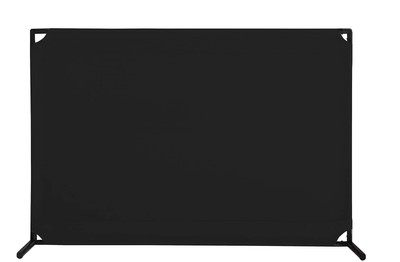 4' x 6' Two-Position Value Partition (Black) | Mobile Canvas Panel Screen | P...