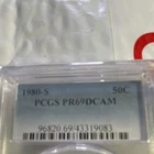 1980 Kennedy Half Dollar 50C Proof PCGS PR69DCAM US Coin Collectible