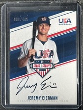 Eierman, Jeremy - 2018 USA Baseball - Autograph - 389/499