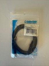 6ft - 3.5mm Male to Male Mono Audio Cable Cord Plug Mic Microphone