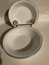 4 CORELLE OUTER BANKS LIGHTHOUSE 7 1/4 INCH CEREAL/ SOUP BOWLS