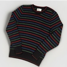 Vintage 80's Its Pure Gould Knit Jumper Sweater Size Medium Stripes Made in USA
