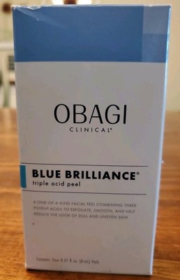 Obagi Clinical Blue Brilliance Triple Acid Peel 4 ( 0.27fl.oz. ) (8ml) Vials 