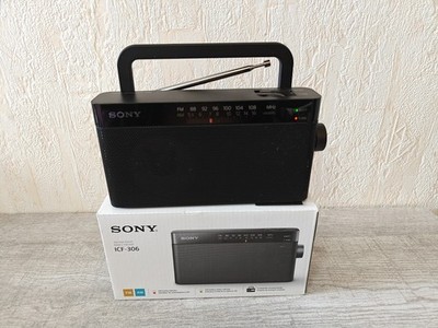 Radio tragbar FM/AM Sony ICF-306 / weltweiter Versand