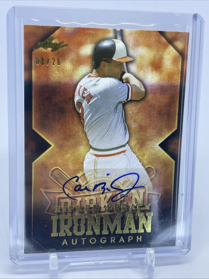 2014 Leaf Ironman Legacy Cal Ripken Jr Autograph 08/20 - Image 3 of 4