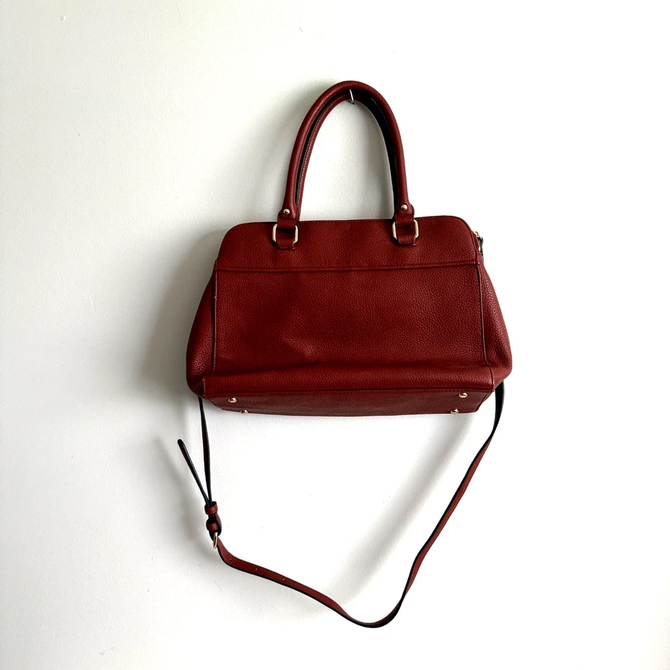 Urban Expressions Brown Large Crossbody Shoulder Satchel Handbag Purse - Image 2 of 4