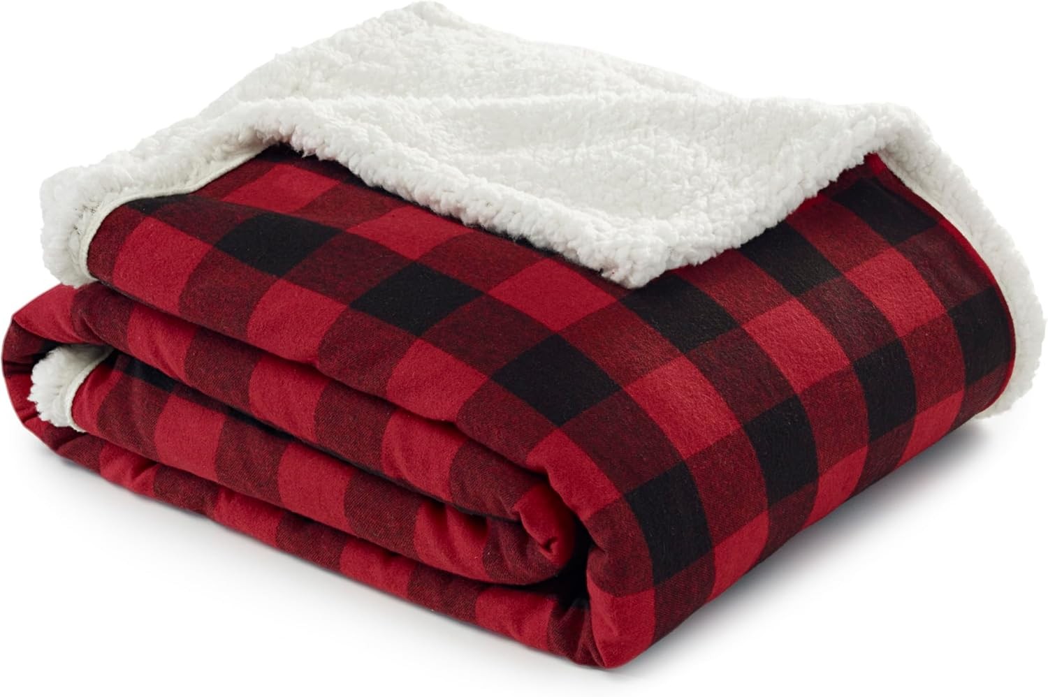 Eddie Bauer-Throw Blanket, Super Soft Reversible Sherpa Flannel Bedding, Ideal