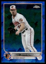 2022 Topps Chrome Sapphire #157 Bruce Zimmermann - BB