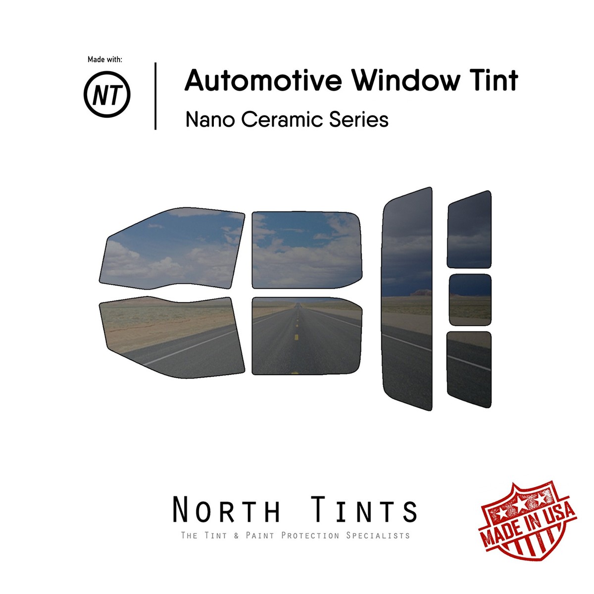 Nano Ceramic PreCut Window Tint Film for Ford F-150 2015-2020 4 Dr