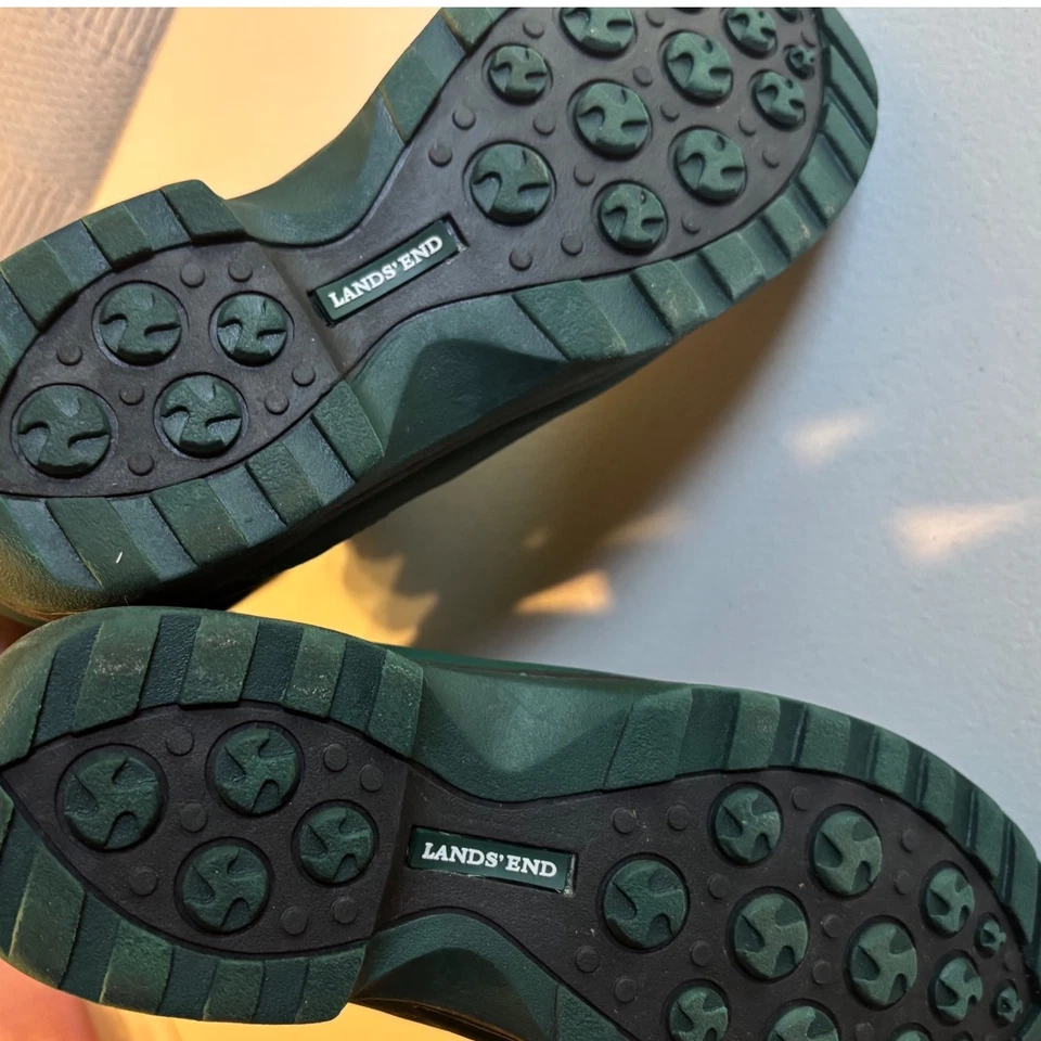 Botas de nieve Lands End para niños verdes de invierno impermeables aisladas para niños talla 5 Foto 4 de 4